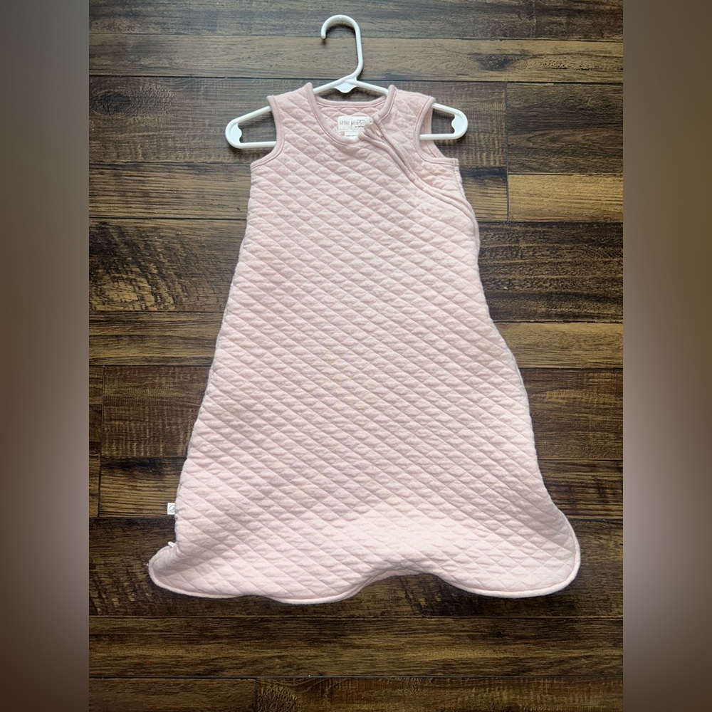 Little Planet Organic Pink Quilted Sleep Sack Girls Size Small(0-6 month?)